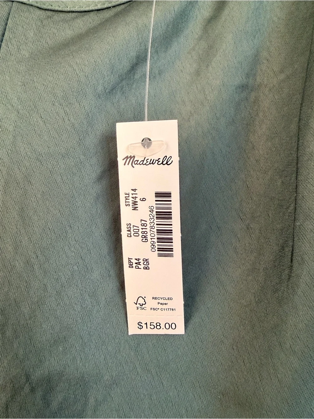 Madewell Scoopneck Tank Maxi Dress Size 6 - Picture 8 of 9